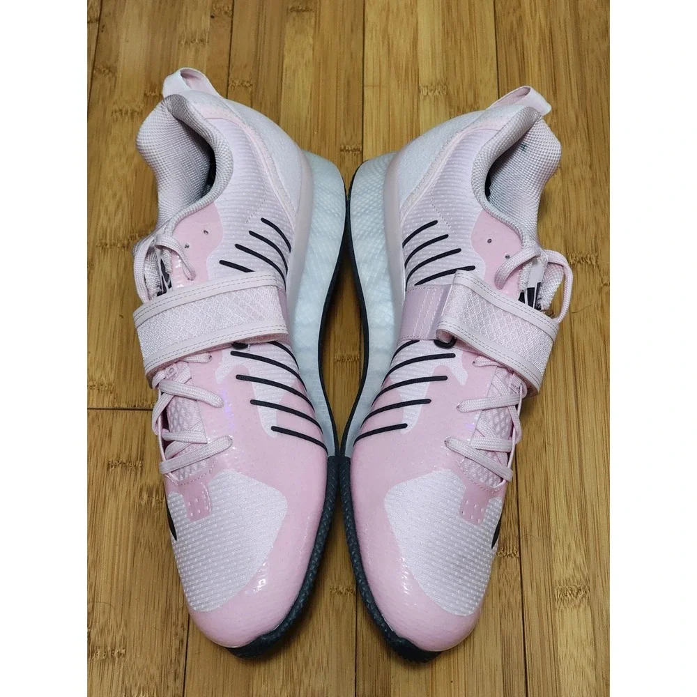 Adidas Adipower 3 Pink Black Men Size 14 Weightlifting Gym Workout Shoes JP9873